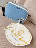 Bolsa crossbody Karl Lagerfeld de mezclilla azul
