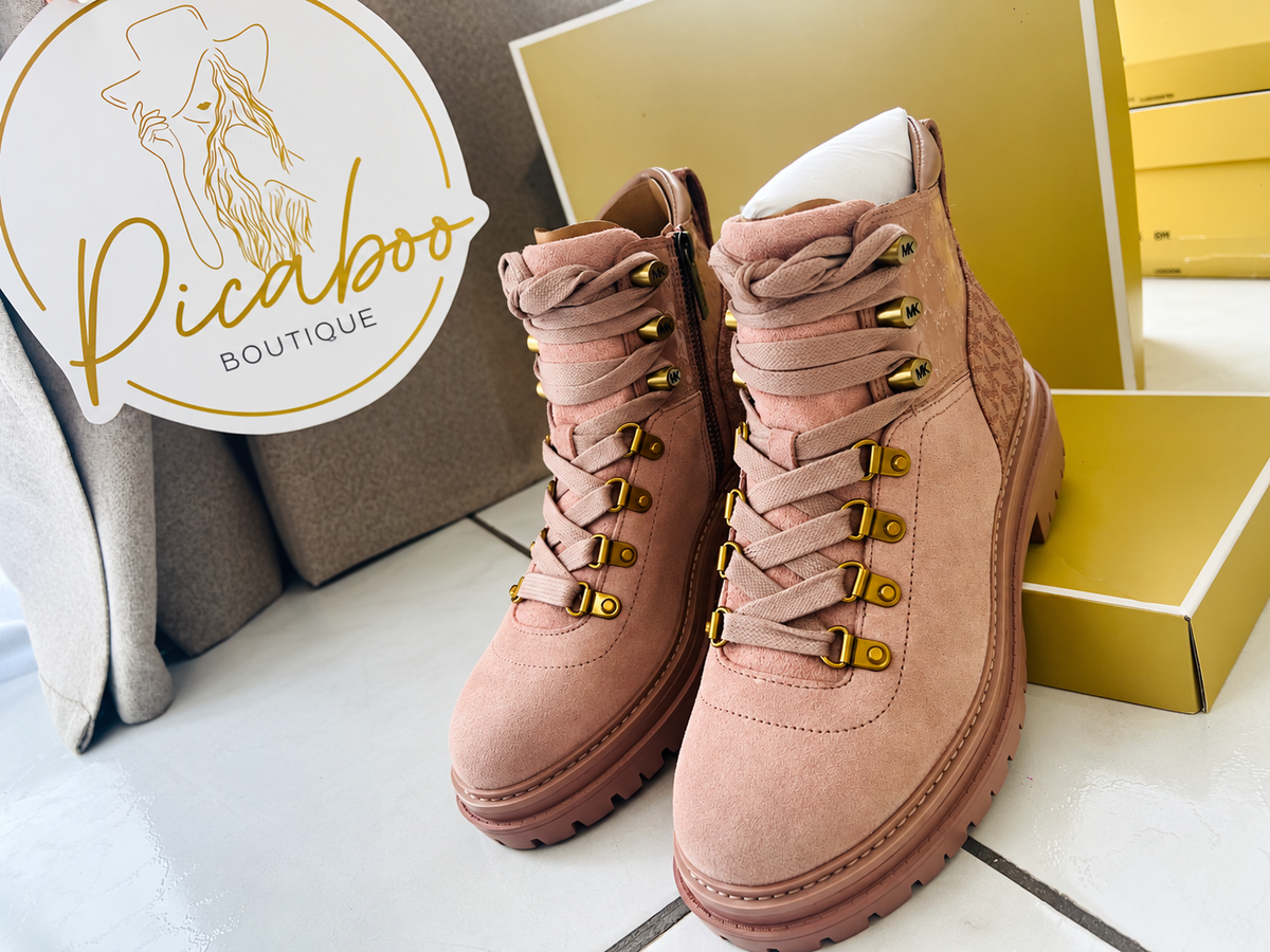 Botines Michael Kors rosas 4MX