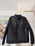 Chamarra Karl Lagerfeld negra con panel acolchado talla M