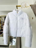 Chamarra Tommy Hilfiger blanca acolchada
