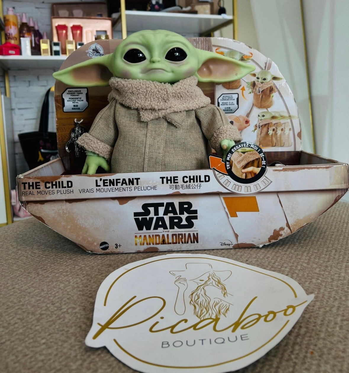 Grogu The Child Real Moves Plush de Star Wars The Mandalorian