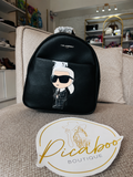 Mochila Karl Lagerfeld negra con Karl