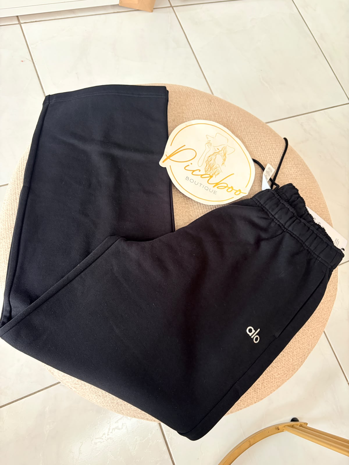 Pantalón Alo negro talla L