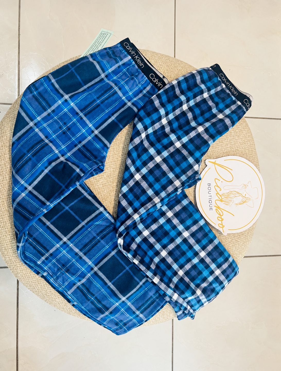 Juego de 2 pantalones de pijama Calvin Klein de polar para niño