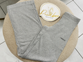 Pants Gymshark gris de tejido acanalado