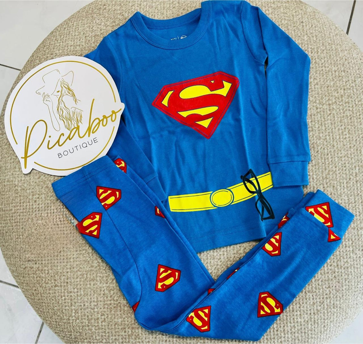 Pijama azul de Superman para niño