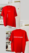 Playera Armani Exchange roja talla S