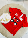Playera GAP roja de Mickey Mouse All Good para niño