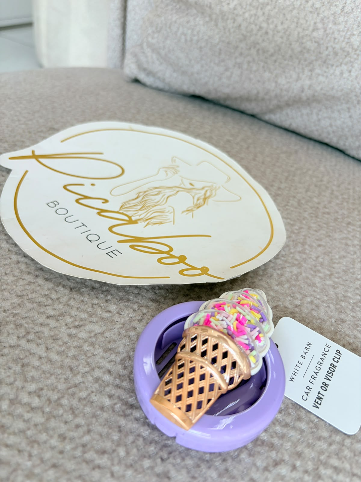 Porta aromatizante para carro de cono de helado Bath & Body Works