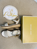 Sandalias Michael Kors con plataforma y monograma – 6.5MX