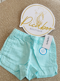 Short Carter's verde menta para niña