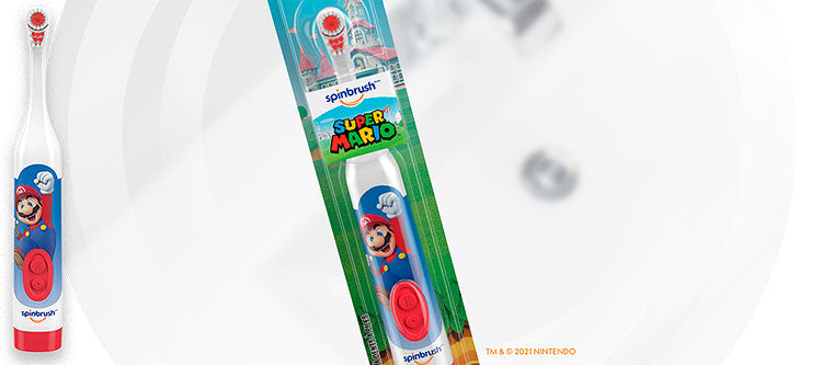Cepillo dental eléctrico infantil Spinbrush Super Mario