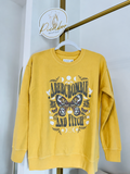 Sudadera Abercrombie amarilla con mariposas para niña