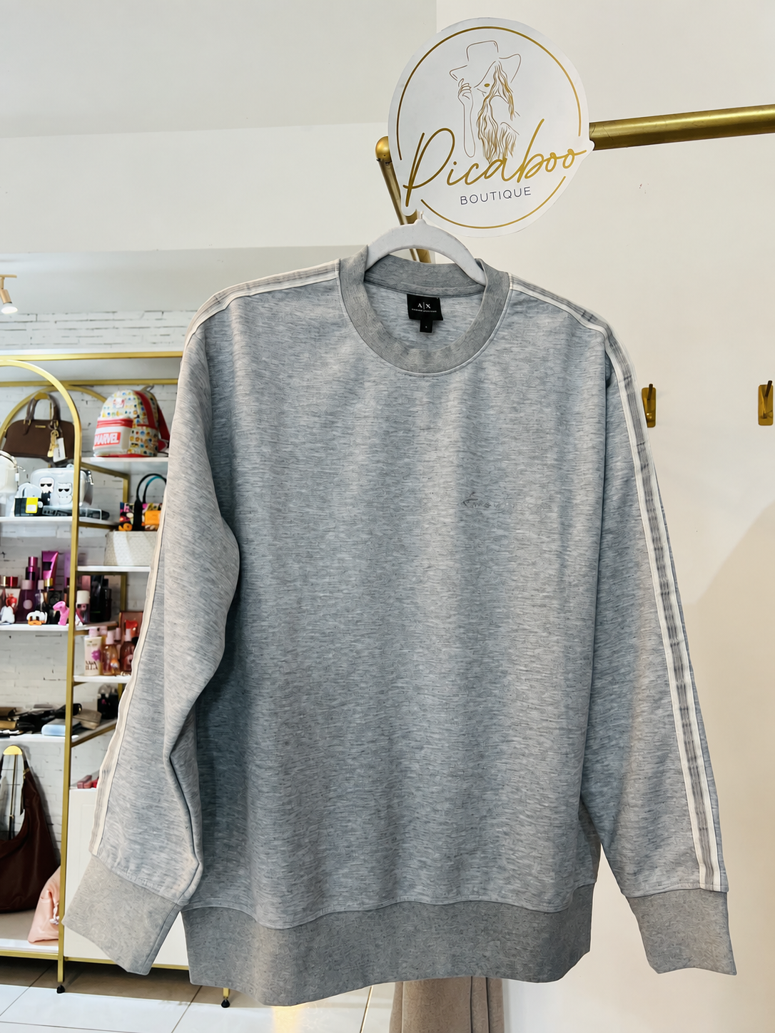 Sudadera Armani Exchange gris talla S
