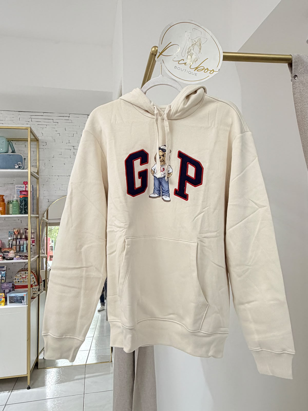 Sudadera GAP crema talla M