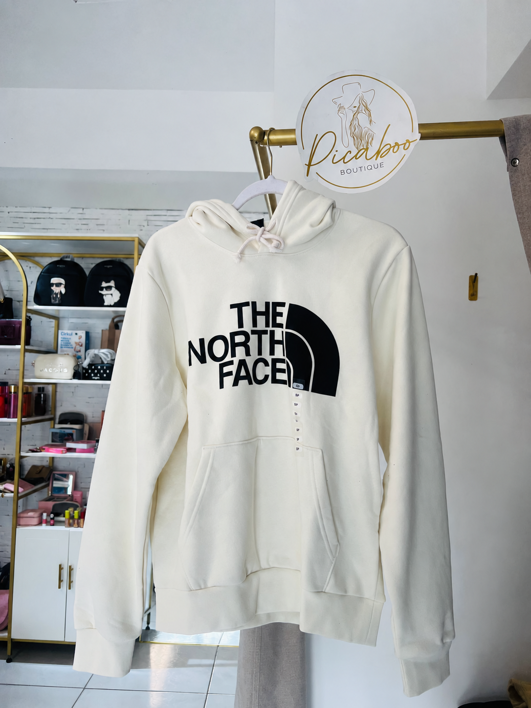 Sudadera The North Face blanca talla S