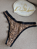 Tanga Victoria’s Secret con estampado de leopardo