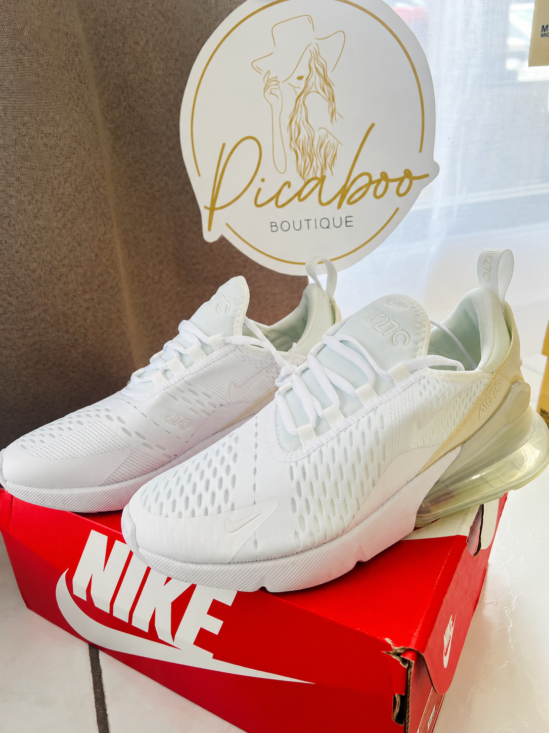 Tenis Nike Air Max 270 blancos – 3.5MX